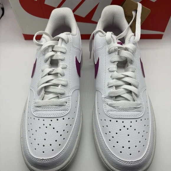 Nike Court Vision Low NN Women 9.5 Casual Shoes DH3158-500 Cactus Flower Pink - Picture 3 of 8